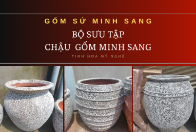 BỘ SƯU TẬP CHẬU GỐM SỨ MINH SANG – VẺ ĐẸP TINH TẾ CHO MỌI KHÔNG GIAN